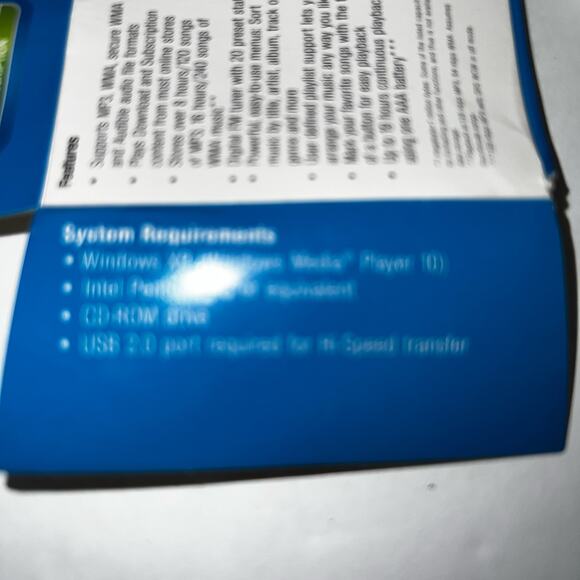 SanDisk Sansa m230 (512MB) Digital Media MP3 Player & Accessories WorksTESTED - Picture 13 of 13